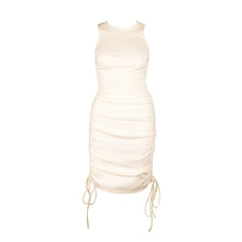 Load image into Gallery viewer, Sleeveless Ruched Side Dress
